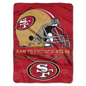 Brand New NFL San Francisco 49er Plush Blanket